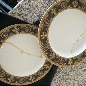 2 versace plates - broken, for crafting